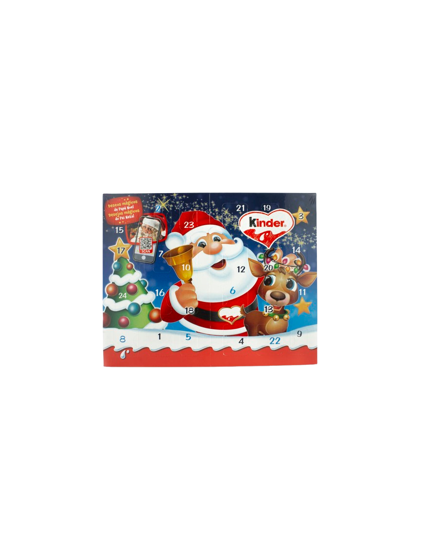 KINDER CALENDARIO ADVIENTO PAPA NOEL 113 GR