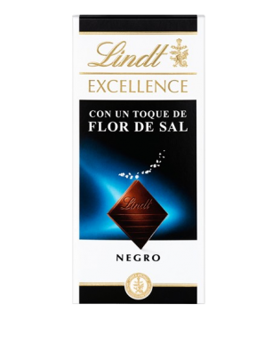 CHOCOLATE LINDT FLOR DE SAL T/100 GR