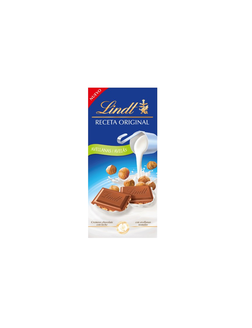 CHOCOLATE LINDT LECHE/AVELLENA T/100 GR