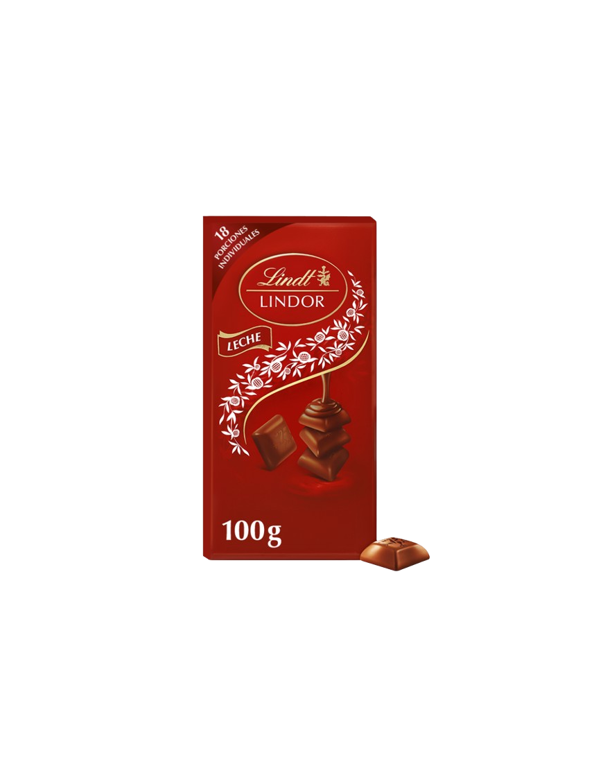 CHOCOLATE LINDT LINDOR LECHE (SINGLE) T/100 GR