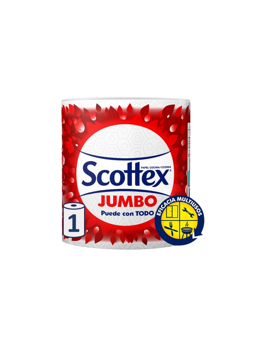 ROLLO COCINA SCOTTEX JUMBO 2 CAPAS 87,4M 1 ROLLO