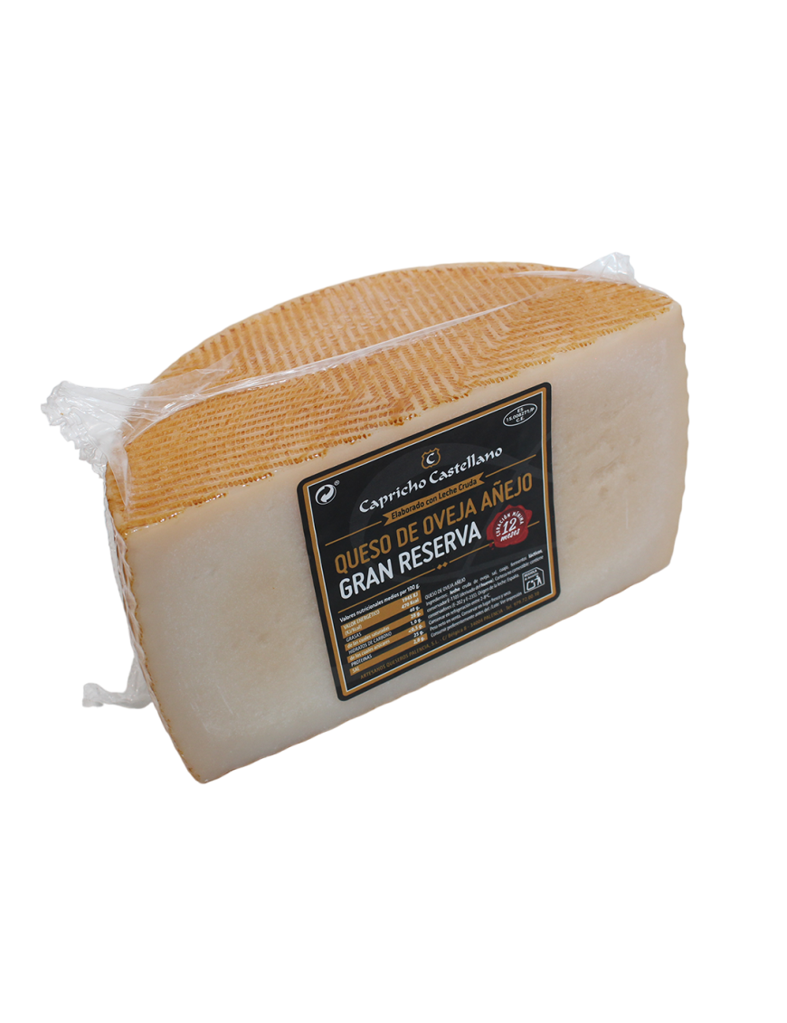 QUESO OVEJA CAP. CASTELLANO G.RESERVA 1/2 X KG