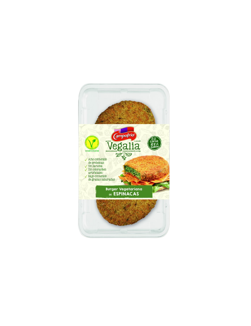 VEGALIA CAMP BURGUER HUERTA P/2U 160GR