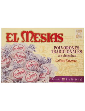 POLVORON EL MESIAS ARTESANO ALMENDRA EST/180 GR