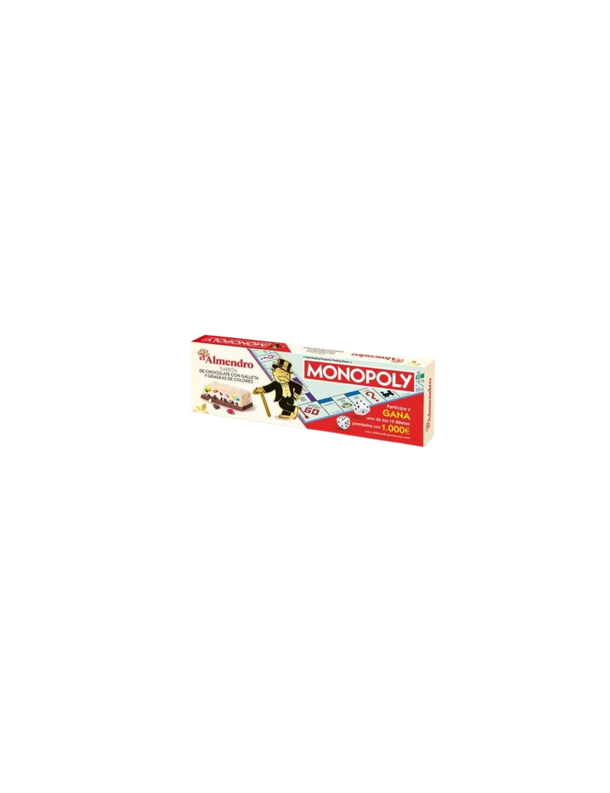 TURRON ALMENDRO MONOPOLY CHOCO P/150 GR