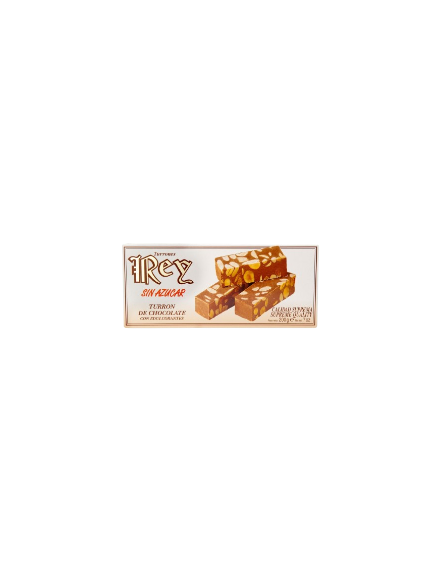 TURRON REY S/AZUCAR CHOCOLATE/ALMED.P/200 GR