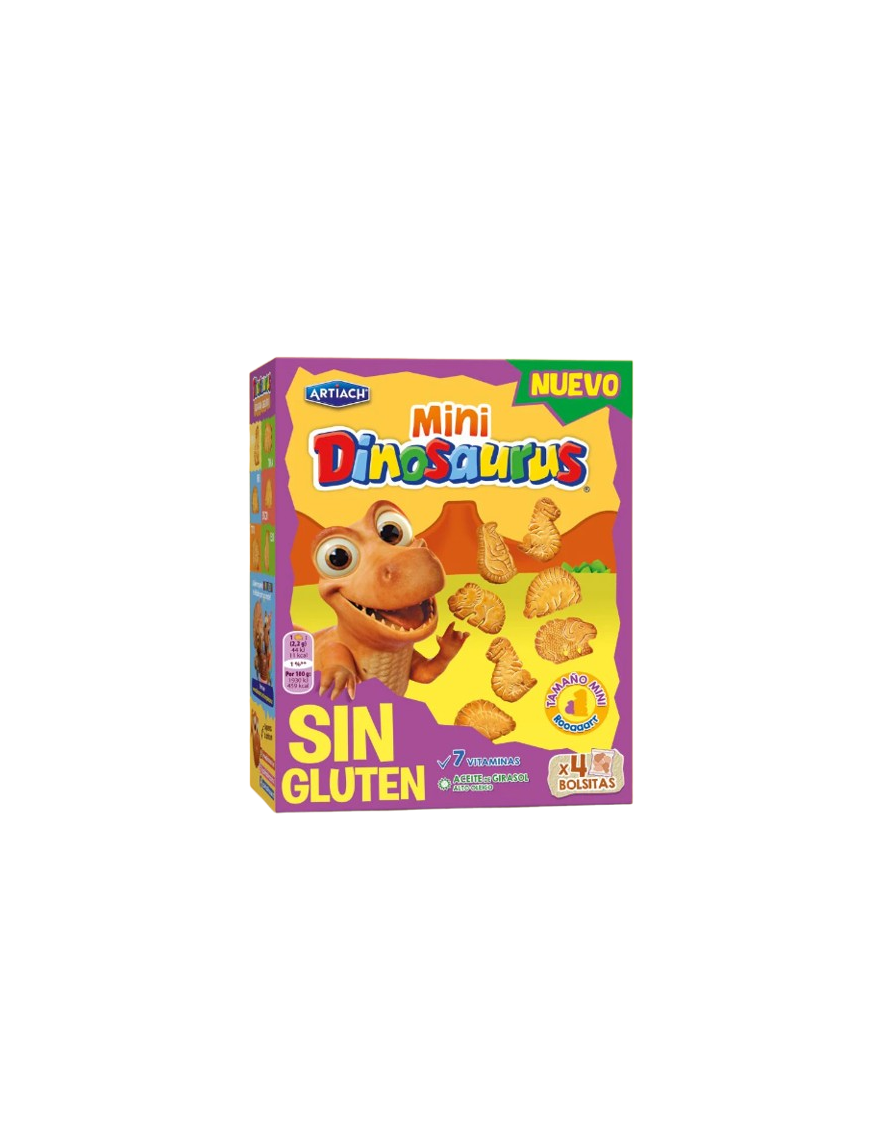 GALLETAS ART/DINOSAURUS MINI SIN GLUTEN P/160G