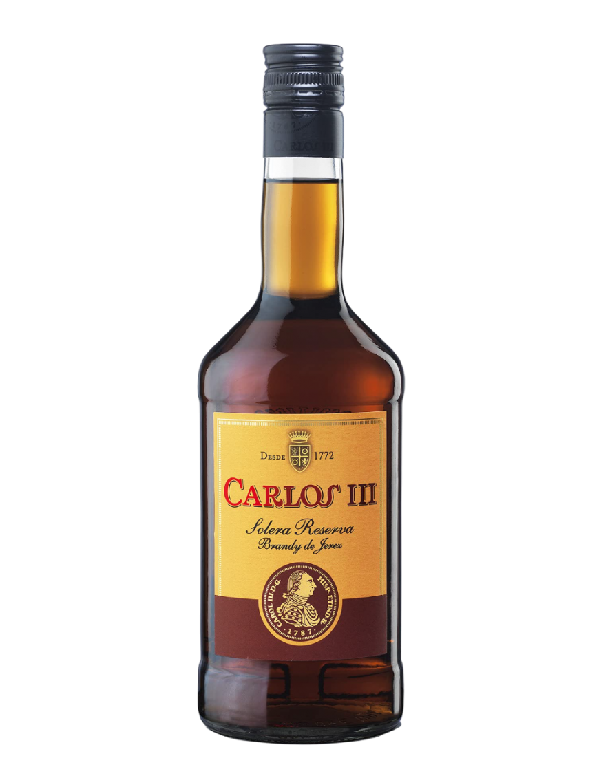 BRANDY CARLOS III  36º   BOTELLA 70 CL