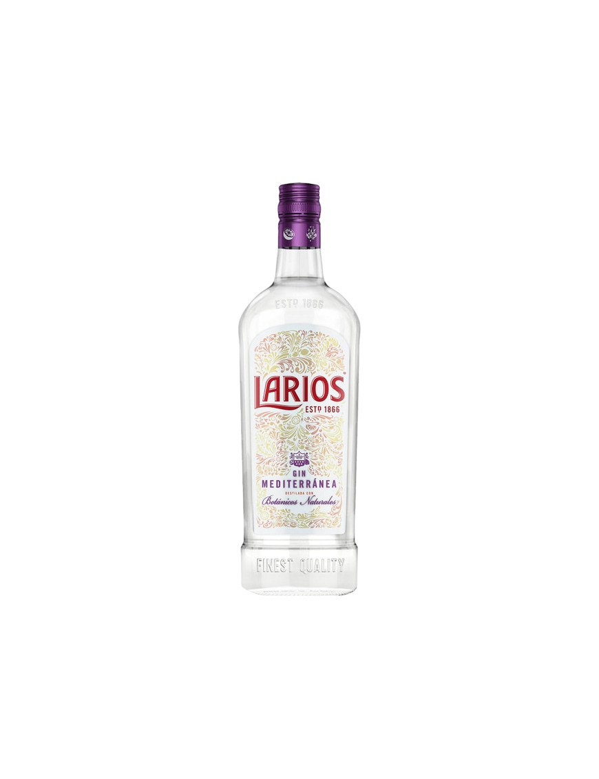 GINEBRA LARIOS  NORMAL-37.5º BOTELLA 70 CL