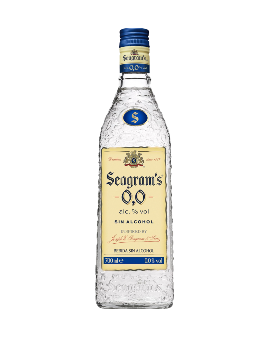 GINEBRA SEAGRAMS 0.0% BOTELLA 700.ML.