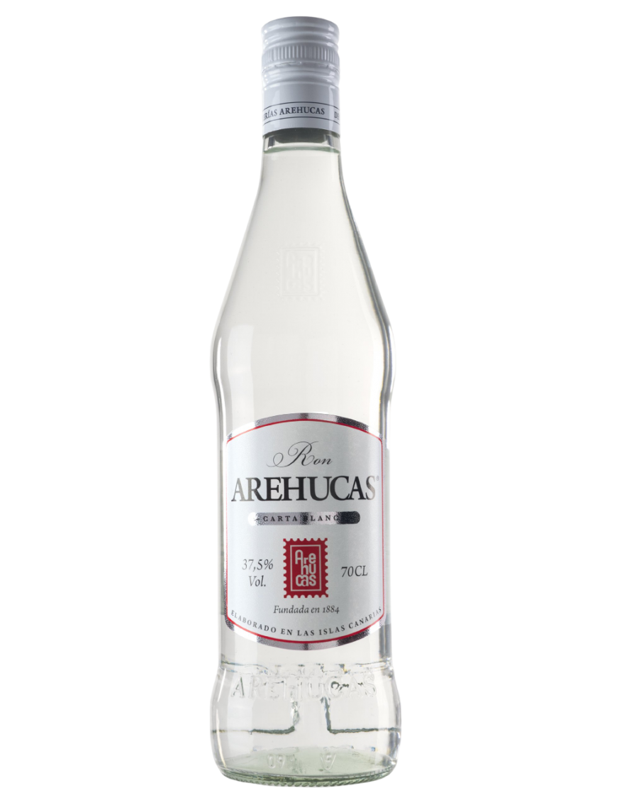 RON AREHUCAS CARTA BLANCA 37,5º  BOTELLA 70 CL.