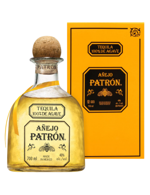 TEQUILA PATRÓN AÑEJO 100%DE AGAVE B/70.CL