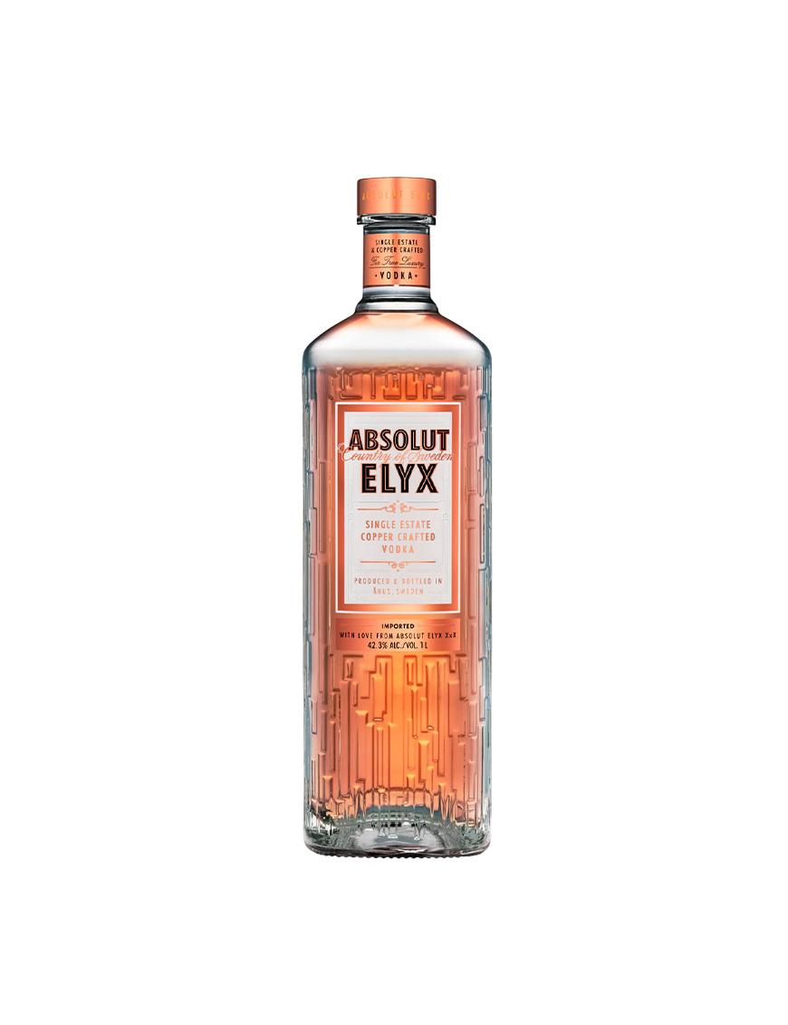 VODKA ABSOLUT ELYX-PREMIUM 42.3% BOT/1.LITRO