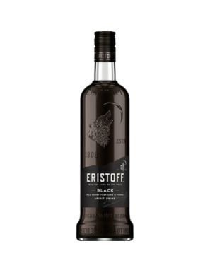 VODKA ERISTOFF BLACK (NEGRA) B/70 CL