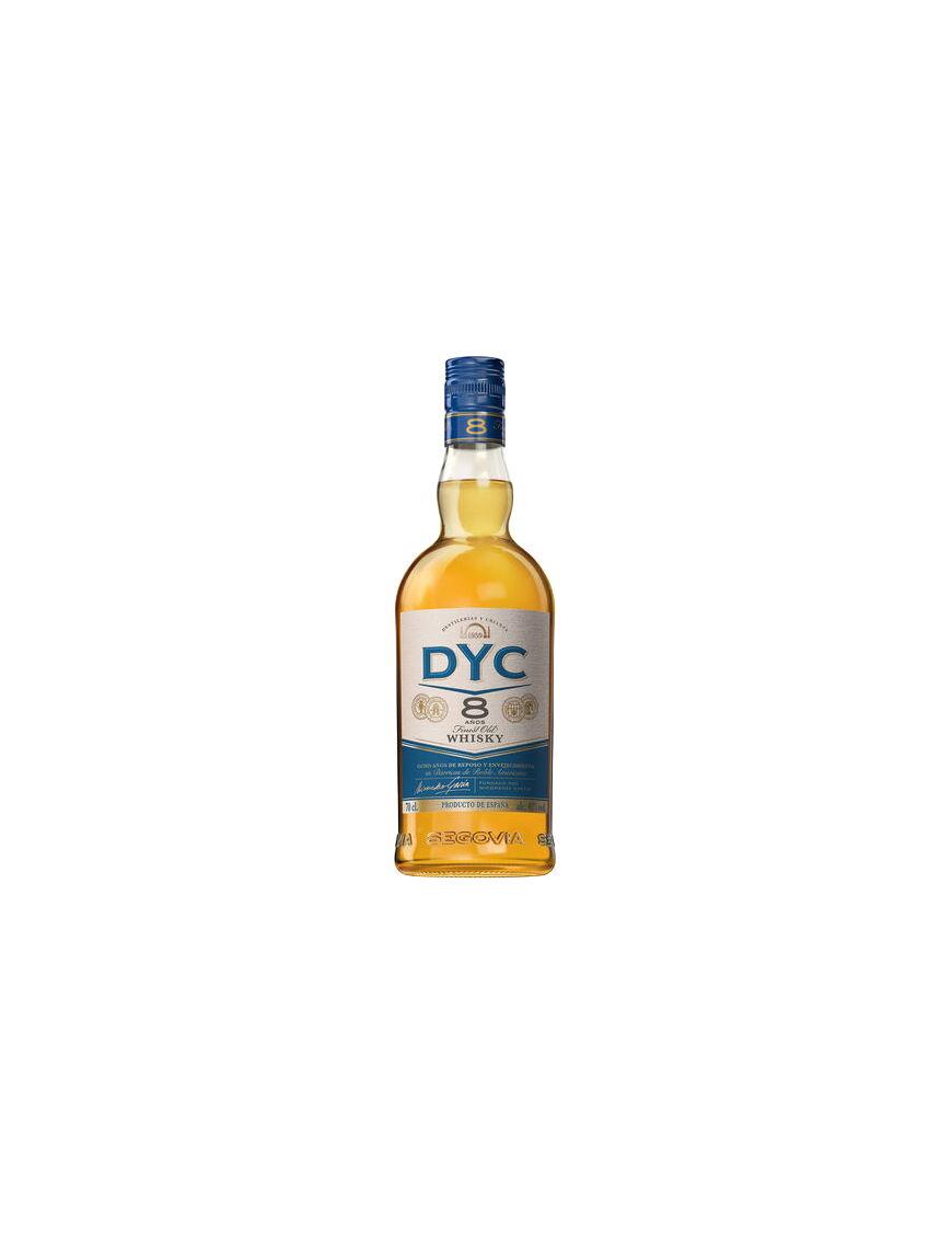 WHISKY DYC 8 AÑOS-40% BOTELLA/ 70 CL