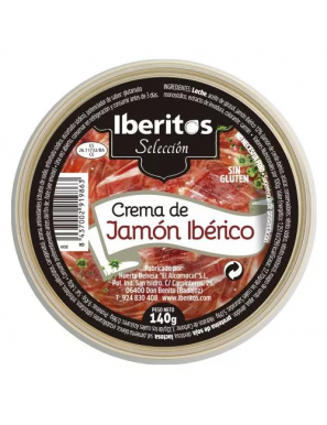 PATE CREMA IBERITOS JAMON IBERICO  L/140 GR