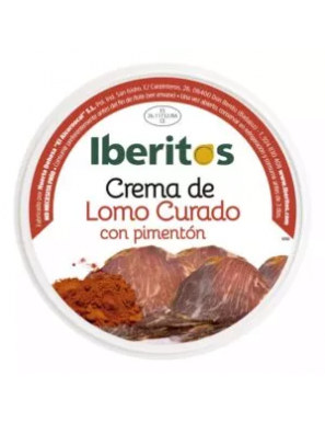 PATE CREMA IBERITOS LOMO CURADO C/PIMENTON  L/250G