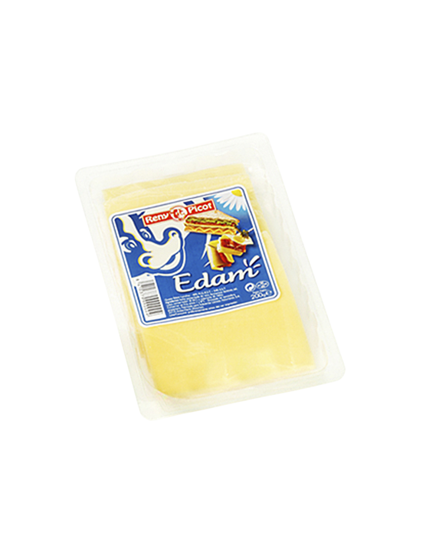 QUESO EDAM LONCHA 40% R/P  ESTUCHE 200 GR