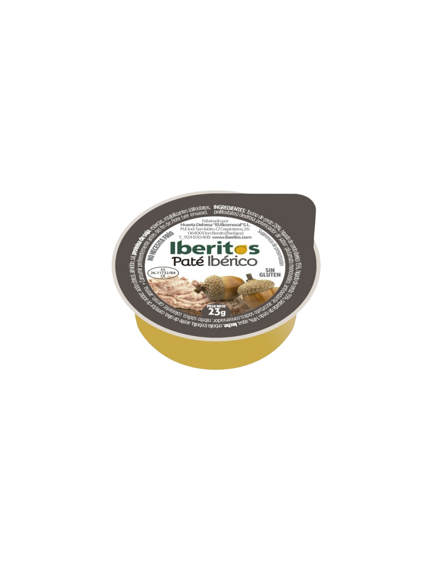 PATE IBERITOS HIGADO C/IBERICO  23GR PACK-5 UD