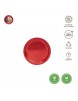 PLATO PLAST 18 CM ROJO R/1171R 10UD