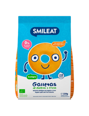 SMILEAT GALLETAS DE ESPELTA Y FRUTA B/220GR