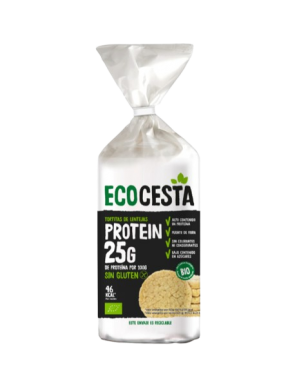 ECO CESTA TORTITAS DE LENTEJAS PROTEIN BIO P/125GR