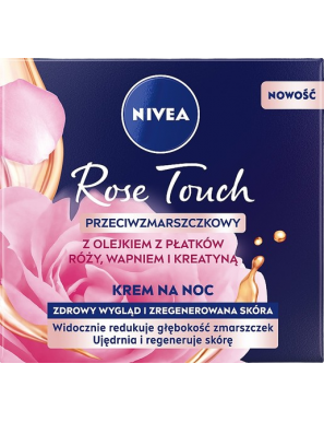 CREMA FACIAL NIVEA ROSETOUCH ANTIARRUGAS NOCHE 50M