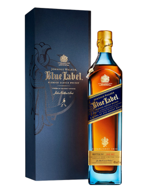 WHISKY J.WALKER BLUE LABEL E/AZUL B/ 75 CL