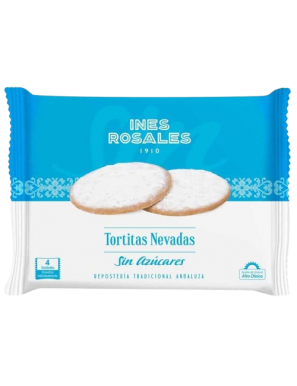 TORTITAS NEVADAS INES ROSALES S/AZ 120GRS P/4 UD