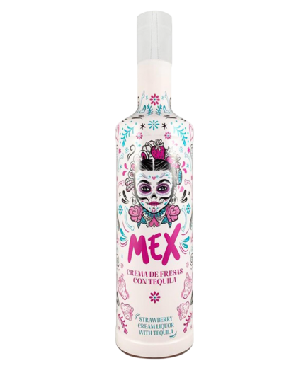 TEQUILA MEX CREMA DE FRESA B/70CL