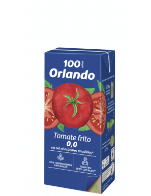 TOMATE FRITO ORLANDO 0.0% SAL/AZ  BRICK 350 GR