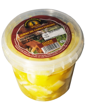 QUESO CABRA CURADO PINTO CUBO 500G