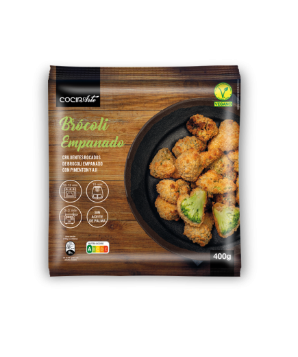 COCINARTE BROCOLI EMPANADO HORNEABLE B/400 GR