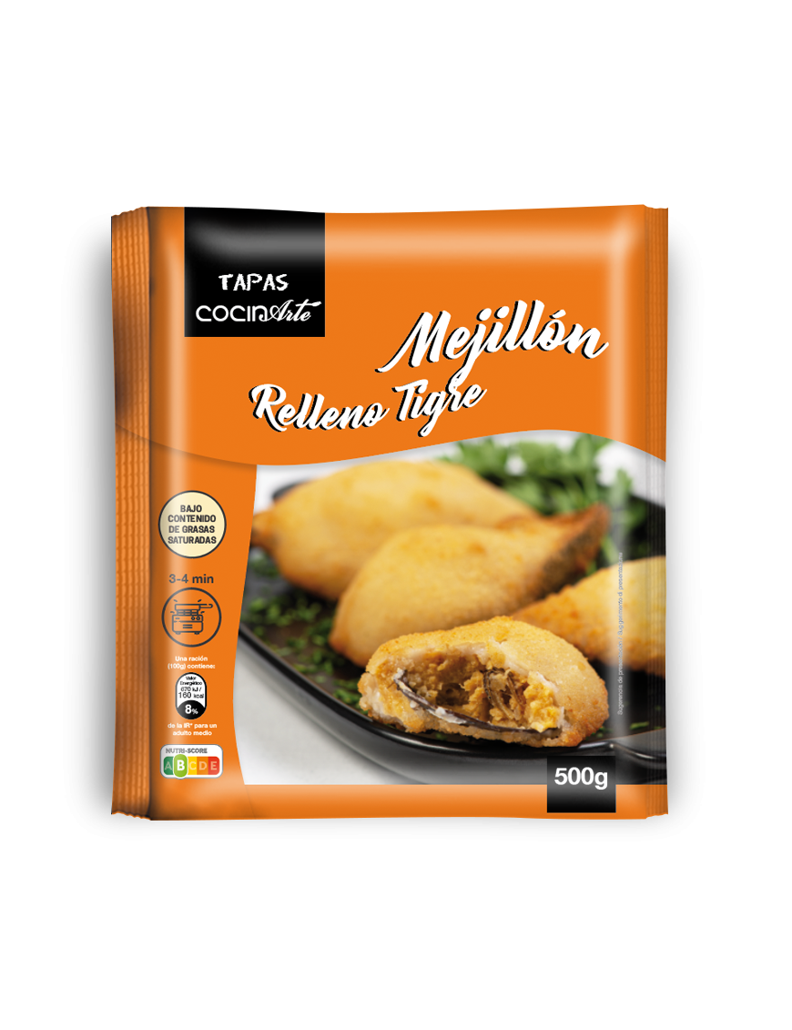 COCINARTE MEJILLON RELLENO TIGRE B/500 GR