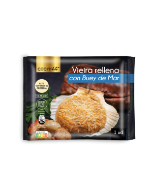 COCINARTE VIERA RELLENA BUEY MAR 110 GR PIEZA