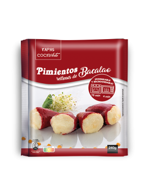 COCINARTE PTO.PIQUILLOS R/BACALAO B/240 GR