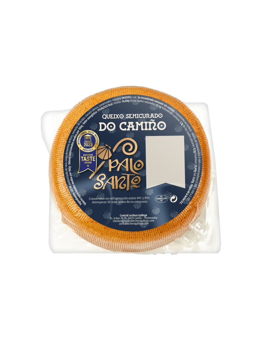 QUESO SEMI PALO SANTO DO CAMINO X PZ 600GR APROX.