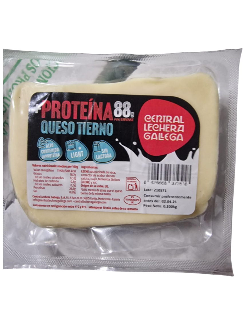 QUESO TIERNO PROTEINA LIGHT S/LACT. TACO 300GR