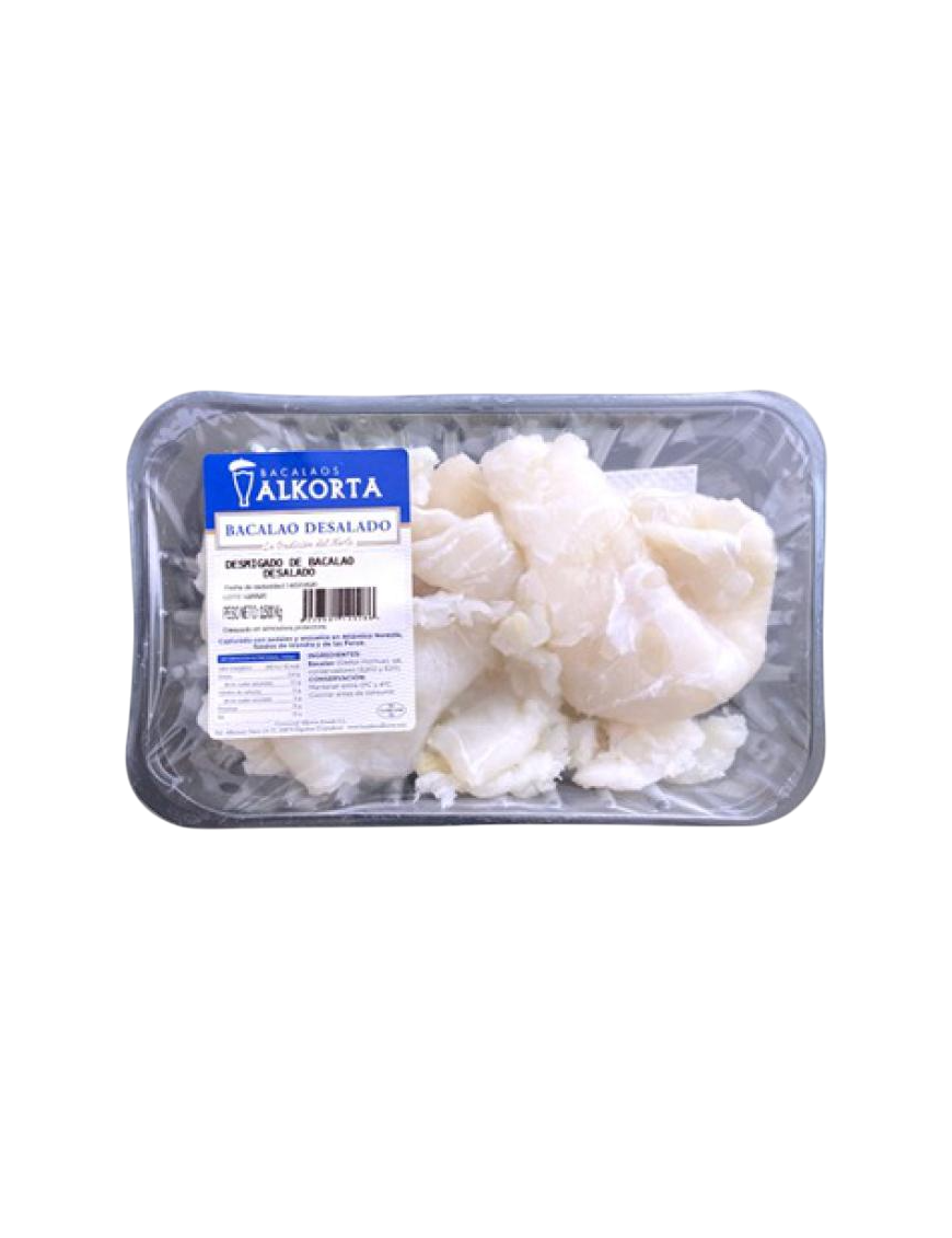 BACALAO ALKORTA SALADO DESMIG.ABADEJO B/500.GR