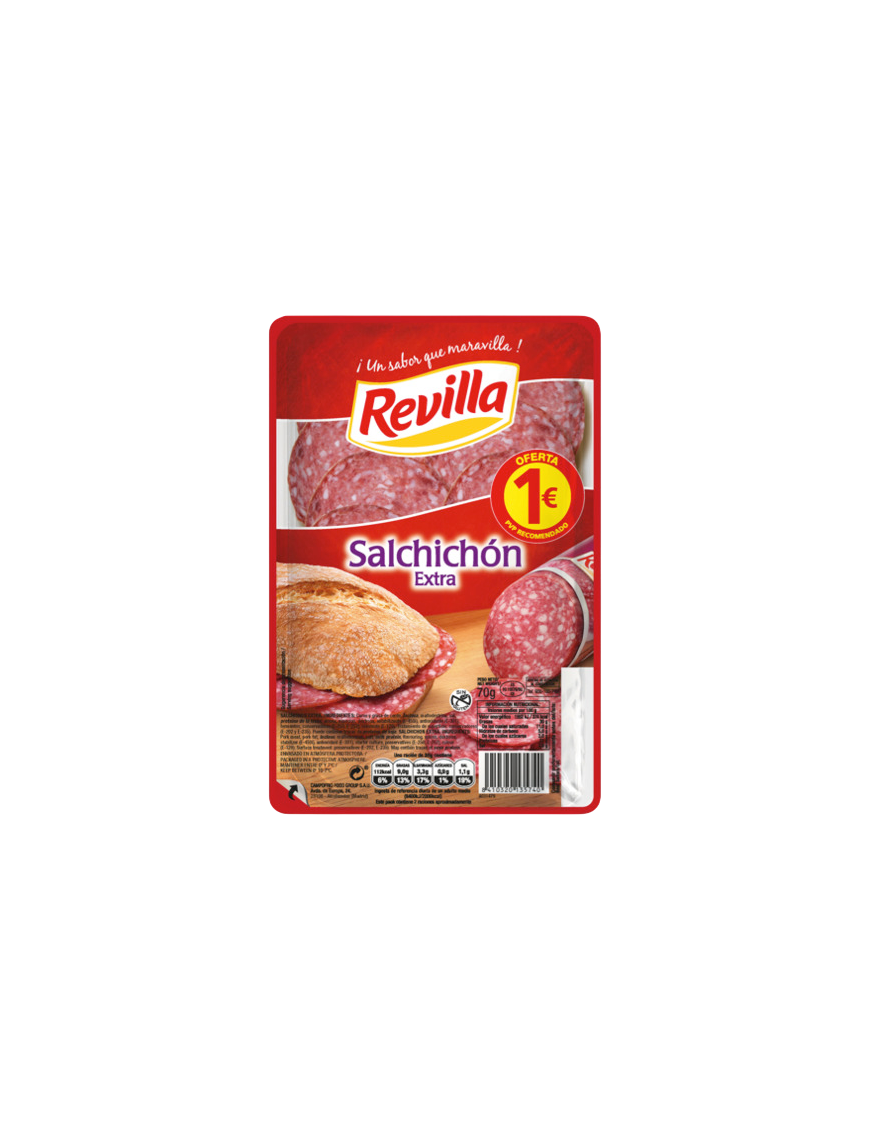 SALCHICHON LONCH EXTRA REVILL C/38931 (1€) B/65G