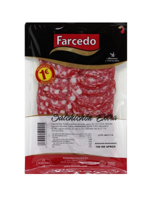 SALCHICHON LONCHA EXTRA FARCEDO 80 GR.