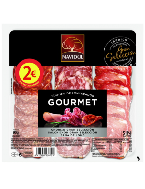 SURTIDO GOURMET LONCHA NAVIDUL C/3870 B/90 GR