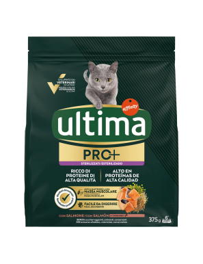 COMIDA GATOS ULTIMA PRO+ ESTERILIZADO SALMON B/375