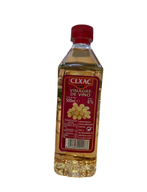 VINAGRE VINO BLANCO CEXAC BOTELLA 500 ML