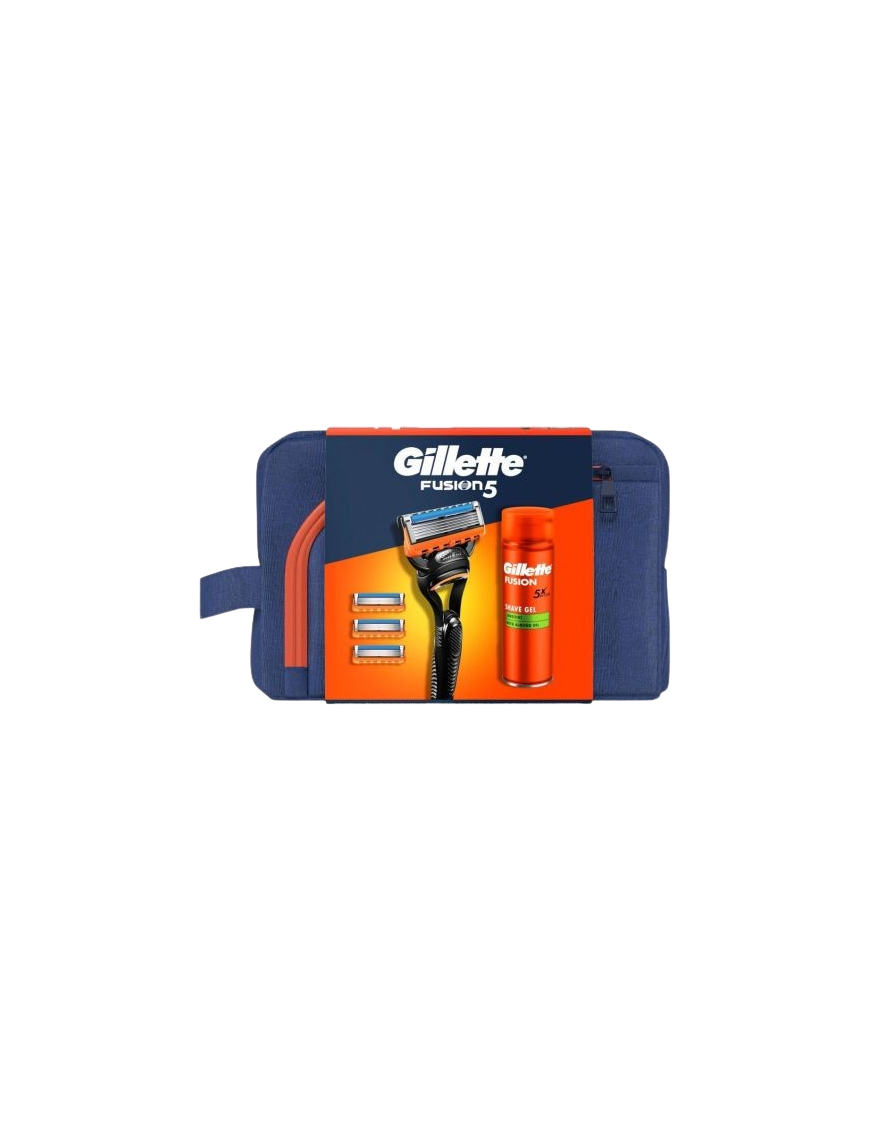 NECESER GILLETTE FUSION5+SET AFEITEADO MAQ+GEL