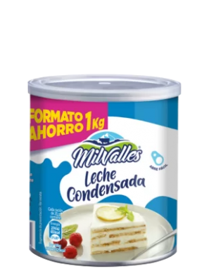 LECHE CONDENSADA MILVALLES LATA 1 KG