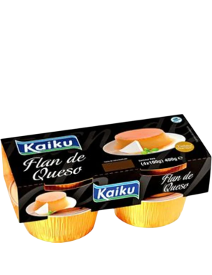 KAIKU FLAN DE QUESO PACK-4 UD