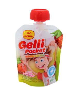 POSTRES REINA GELLI POCKET FRESA B/90 GR