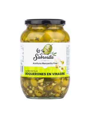 ACEITUNA LA SABROSITA ALIÑO BOQUERON T/C 845 GR