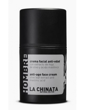 CREMA FACIAL ANTI-EDAD HOMBRE LA CHINATA 50ML